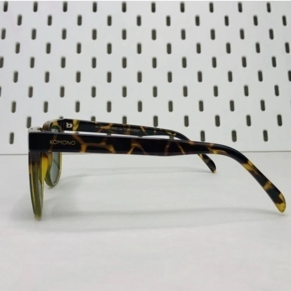 Komono Tortoise Shell Sunglasses NEW Riviera Green Tortoise